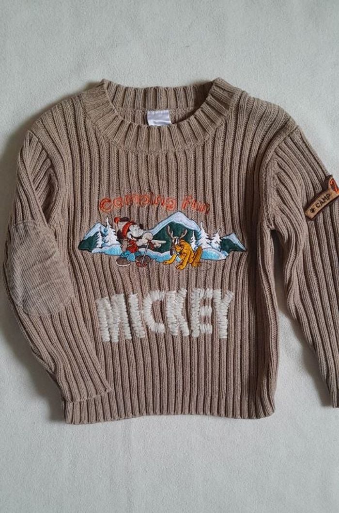 Pull Chaud Mickey 18-24 mois