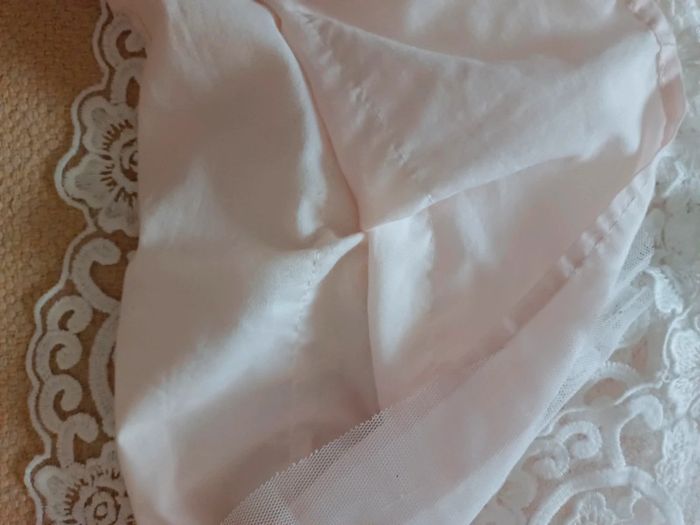 Robe dentelle blanche rose pâle 3 ans - photo numéro 6