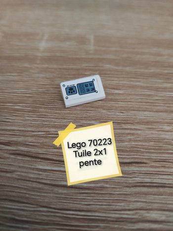 Lego 70223 tuile 2x1 pente
