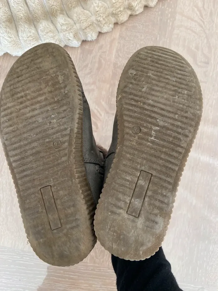Bottines fille, fourrées, 34 - photo numéro 4