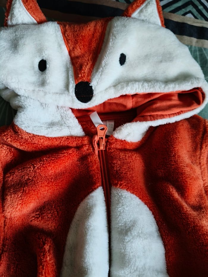 Sur pyjama Orchestra  3 ans avec capuche Renard - photo numéro 2