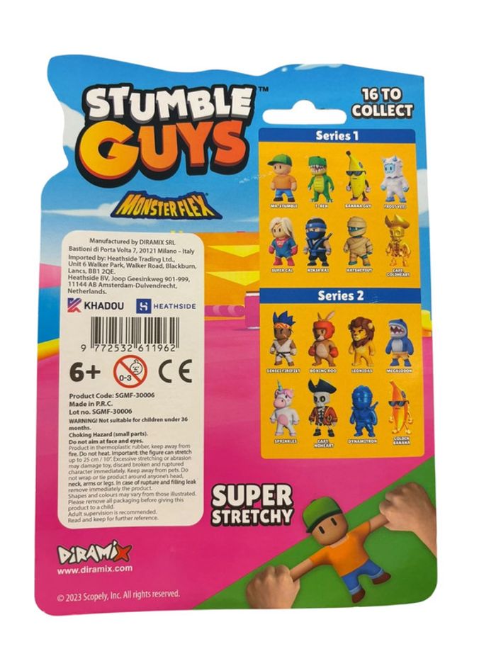 Figurine Stumble Guys Monster Flex Capt.Goldheart Diramix neuf - photo numéro 2