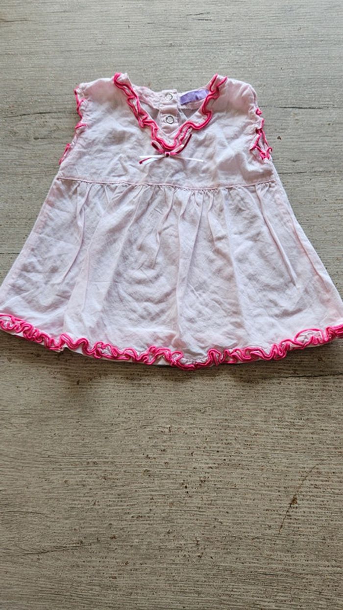 Blouse légère rose clair et rose foncé, Hema, 86, nickel