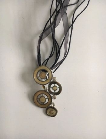 Pendentif moderne ruban organza