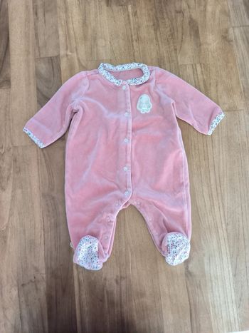 Pyjama rose Sergent Major 3mois