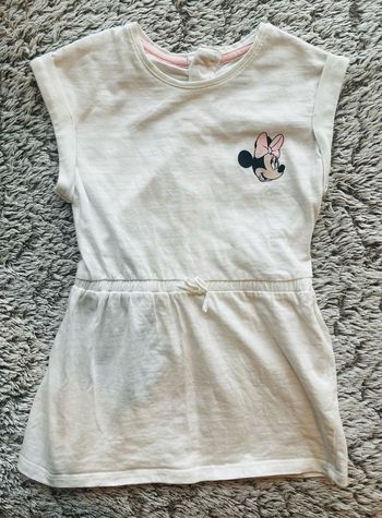 Robe été Minnie 100% coton bio Disney Baby 18 mois