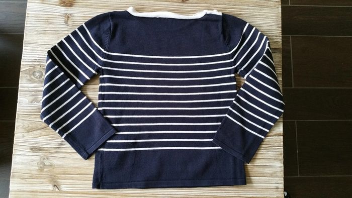 Pull style marinière Jacadi 6 ans - photo numéro 2