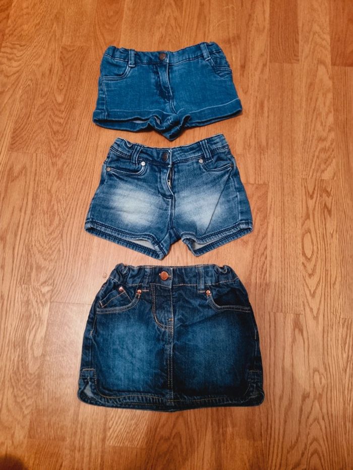 Lot short jupe