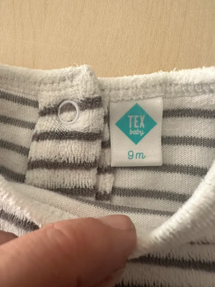 Pyjama tex 9 mois 71 cm - photo numéro 3