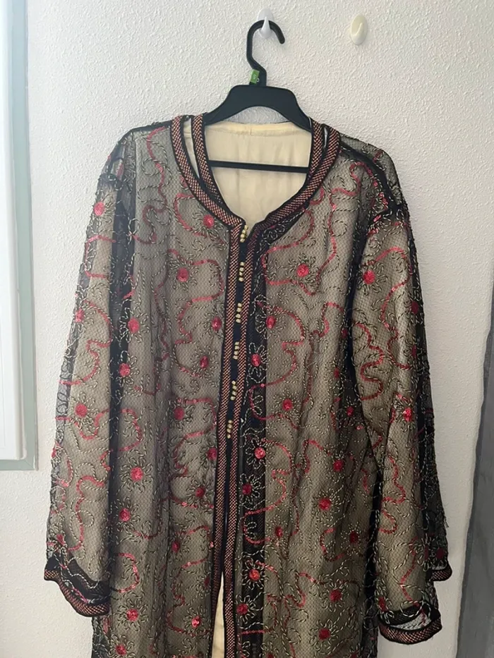 Robe de soirée orientale fait main taille unique