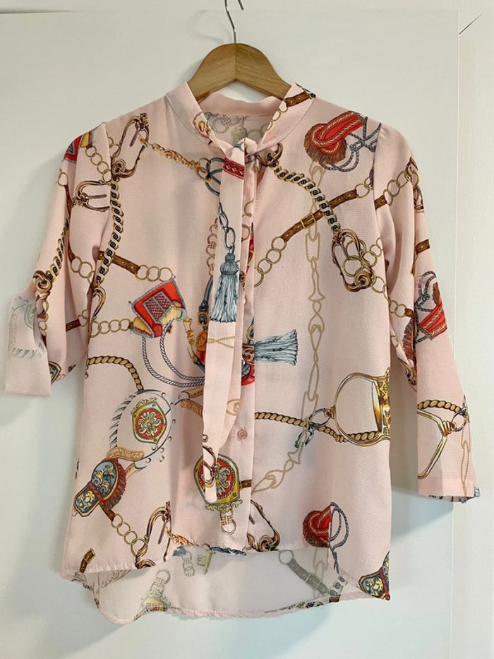 Chemise imprimée fille