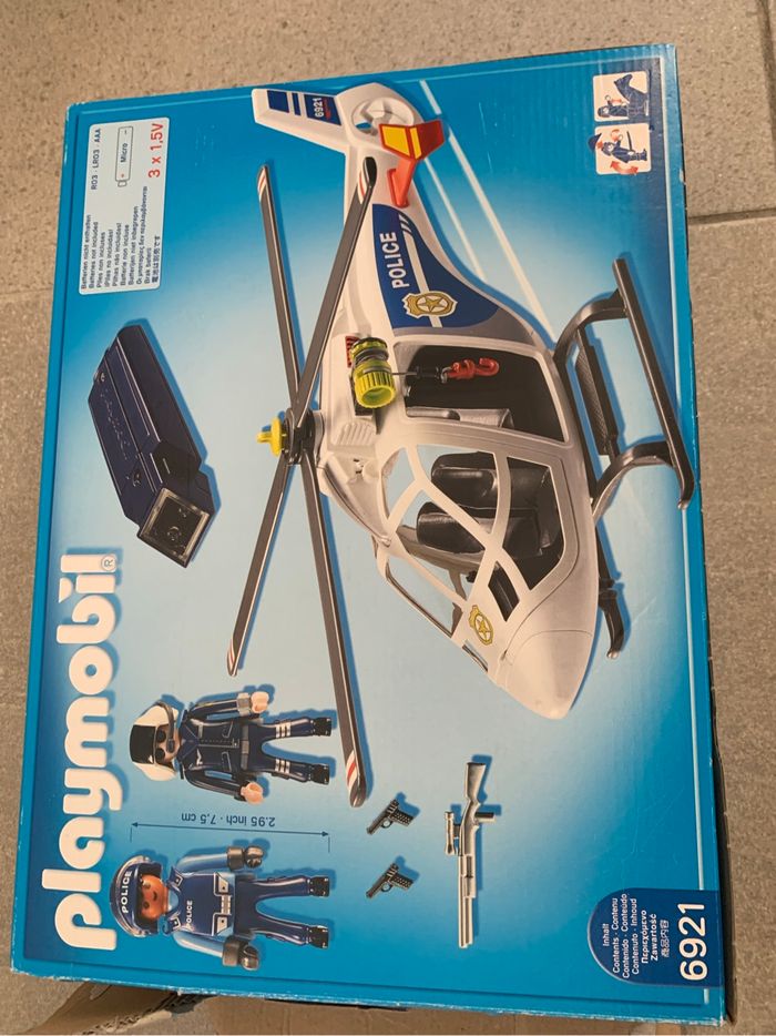 Playmobil hélicoptère de police - photo numéro 3