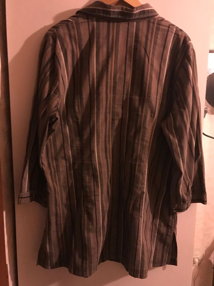 tunique manches 3/4 rayée - photo numéro 2