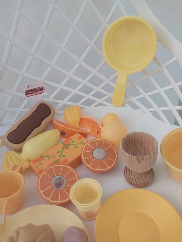 Lot dînette vintage jaune & orange – 70s vibes ! - photo numéro 6