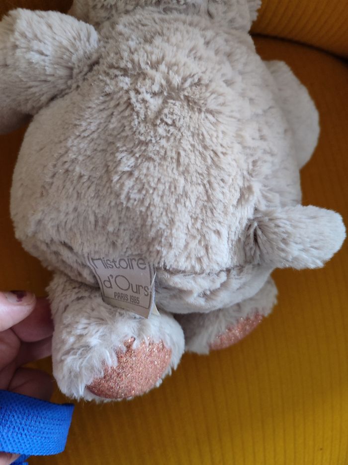 Doudou hippo fille histoire d'ours - photo numéro 3