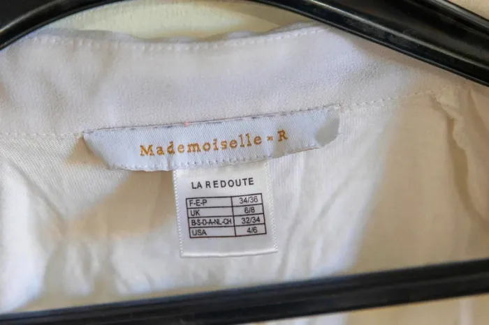 C50 blouse blanc La redoute 34/36 - photo numéro 3