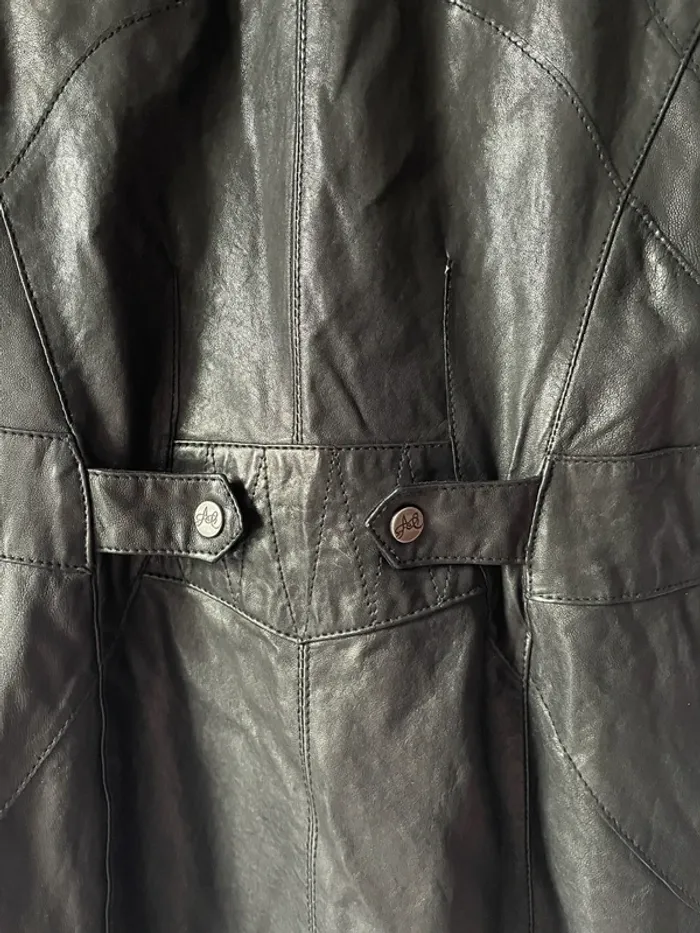 Robe cuir noire Arma 42 - photo numéro 7