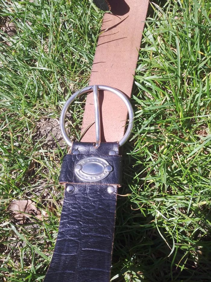 Ceinture similicuir noir - photo numéro 3