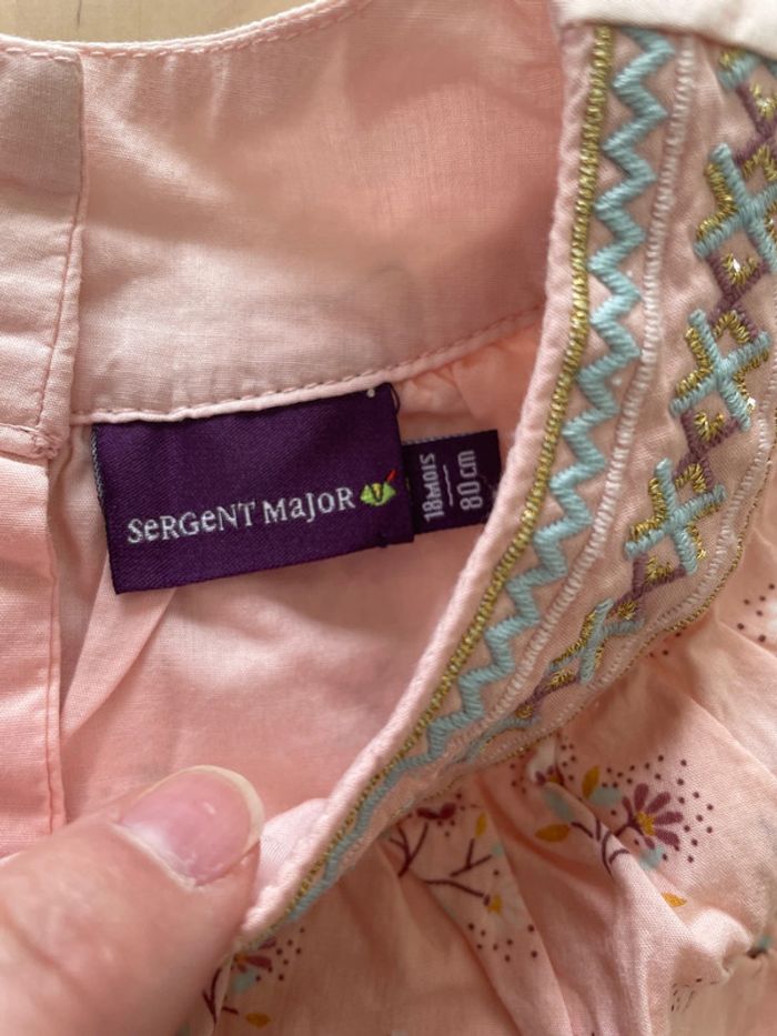Magnifique ensemble de cérémonie sergent major 18mois fille - photo numéro 7