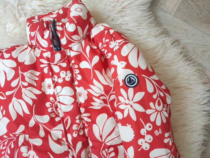 Doudoune mi-longue Petit Bateau imprimée 4 ans - photo numéro 3