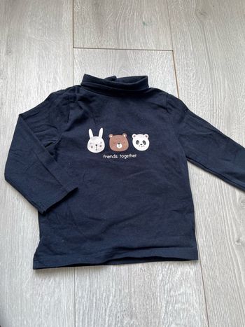 Tee shirt marine Kiabi 12 mois