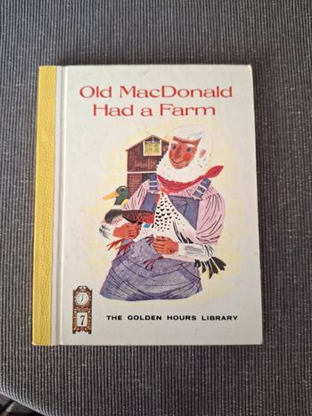 Livre enfant anglais Vintage Old mac Donald had a farm