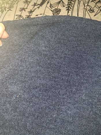 Tissu bleu