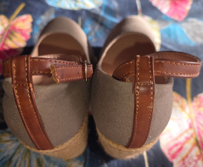 Talons compensés taupe 37 - photo numéro 7