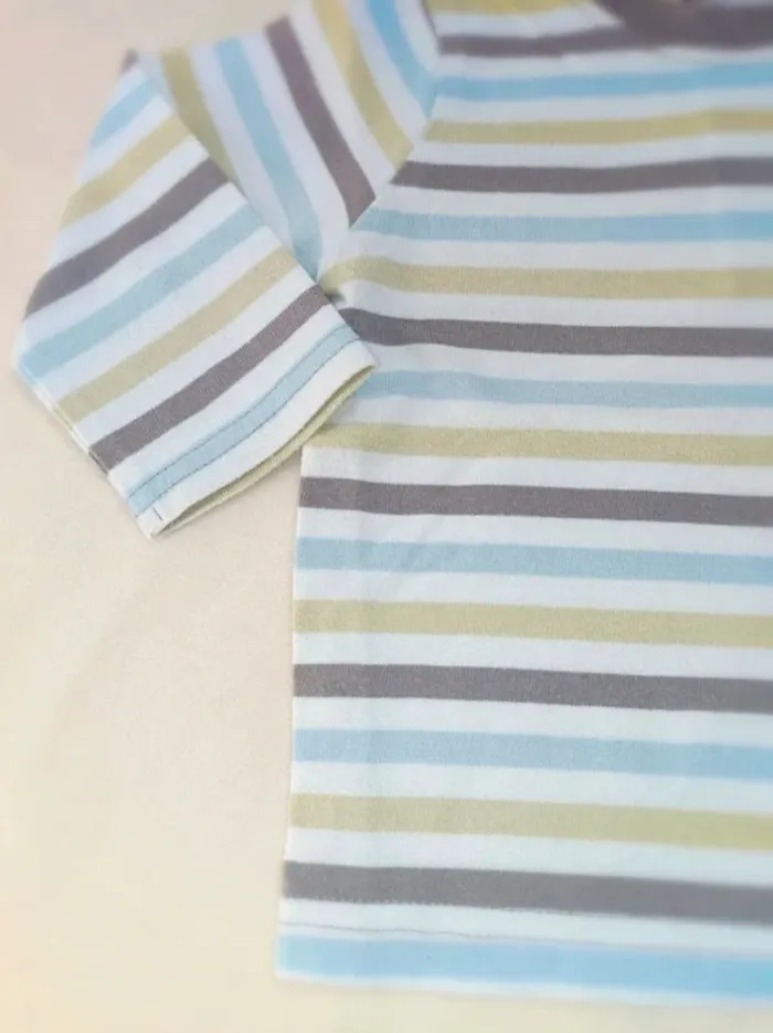 Ensemble tee-shirt manches longues et jogging garçon 6 mois - photo numéro 2