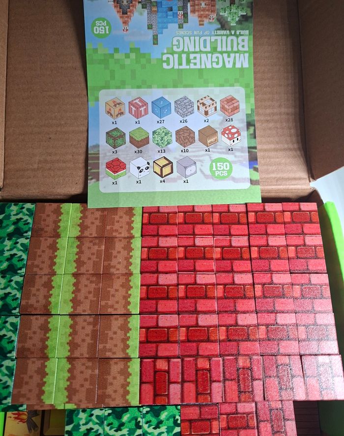 Cube magnétique minecraft - photo numéro 5