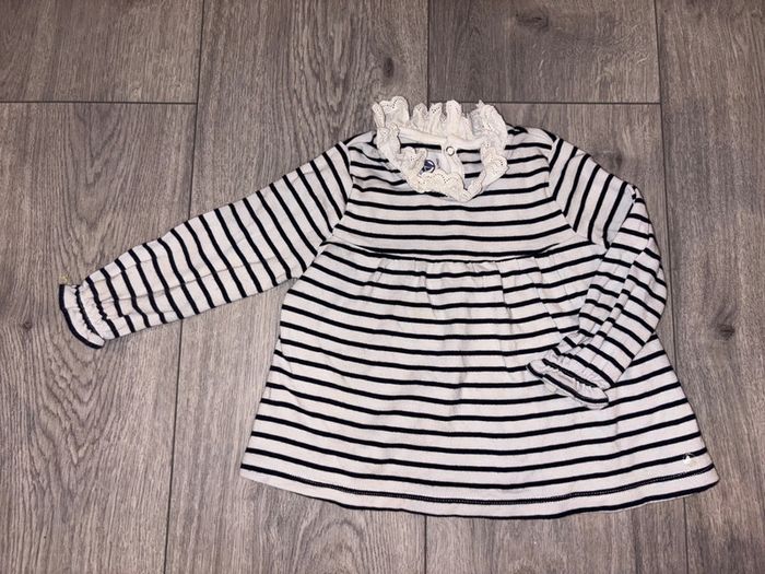 Haut manches longues Petit Bateau 12M