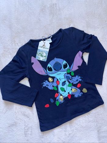 T-shirt stitch bleu