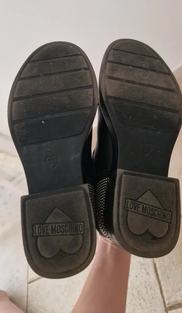 Bottines Love Moschino strass - photo numéro 14