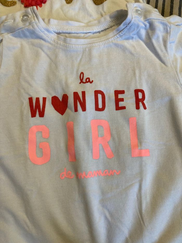 Lot de 4 tee shirt bébé fille - photo numéro 5