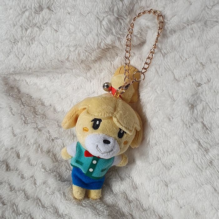 Animal Crossing New Leaf Isabelle Plush Keychain