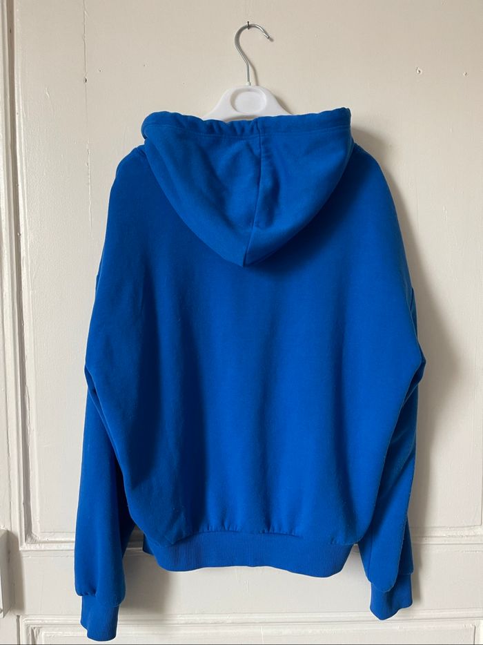Sweat à capuche zippé gilet bleu XXS (32) Jennyfer - photo numéro 2