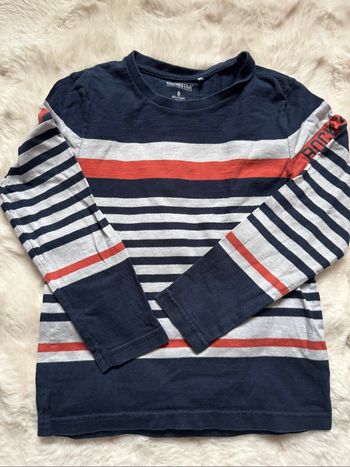 👕t-shirt manche longue - garçon - 8 ans - 128 cm - orchestra - bon état