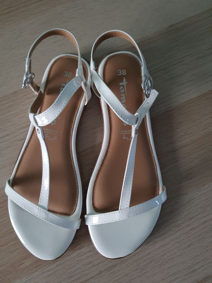 Sandales blanches tamaris - photo numéro 2