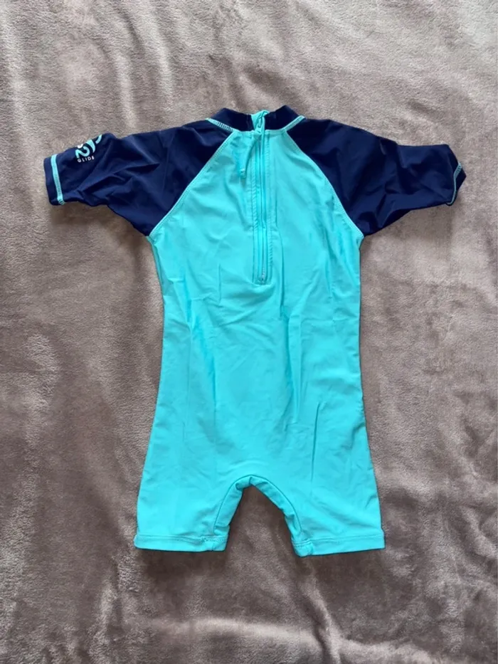 Combinaison maillot de bain Up 2 Glide enfant taille 2 ans bleu en très bon état. - photo numéro 3