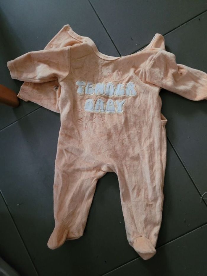Pyjama velours 6 mois