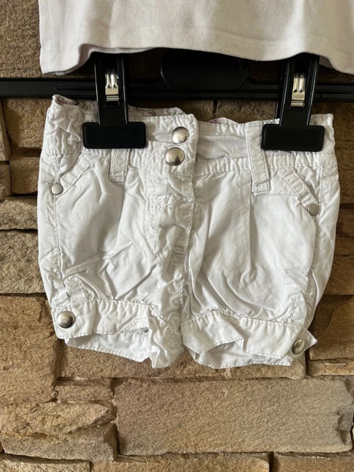 Ensemble short et t-shirt 3 mois - photo numéro 3