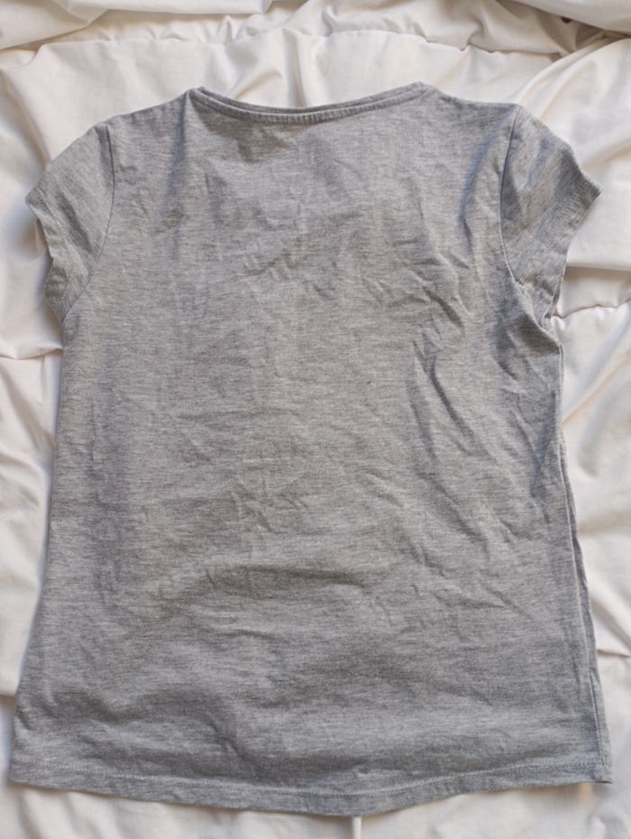 Tee shirt manches courtes gris licorne 12 ans Gémo 3€ neuf - photo numéro 3
