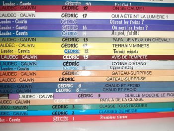 BD Cédric 1 à 20 - albums au choix