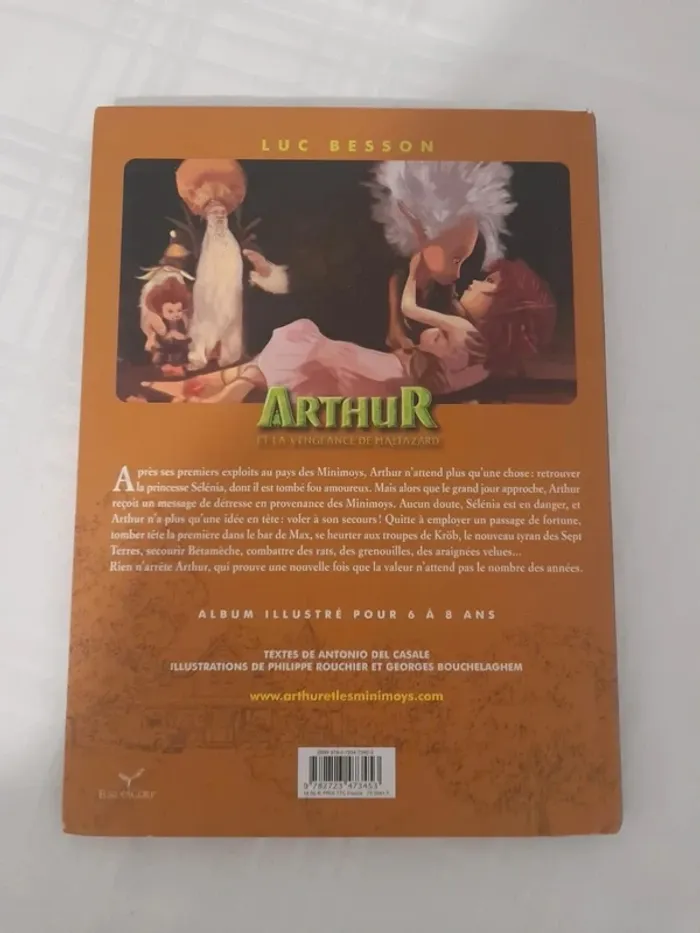 Livre Arthur et la vengeance de maltazard de Luc besson 6/8ans - photo numéro 2