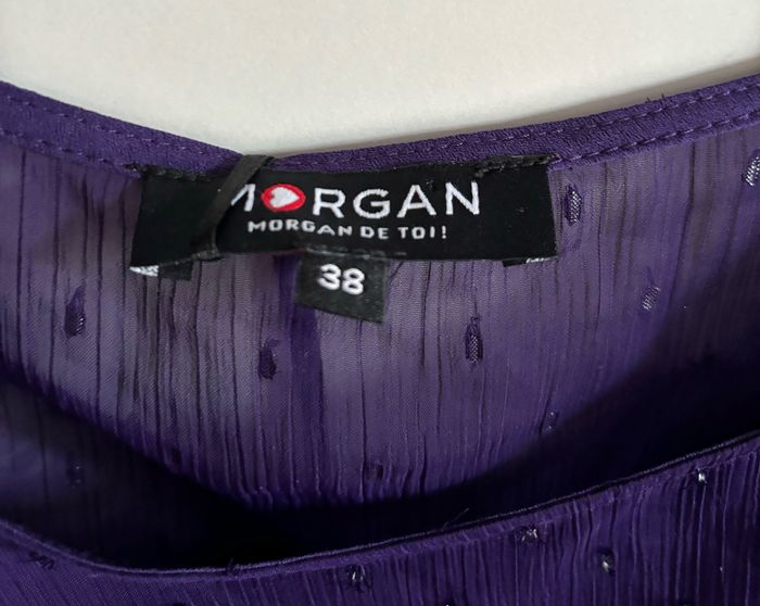Blouse violette pour cérémonie - photo numéro 3