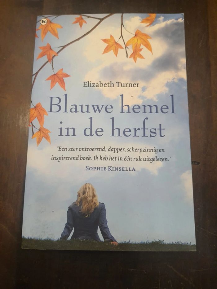 Boek Blauwe Hemel in de herfst Elizabeth Turner