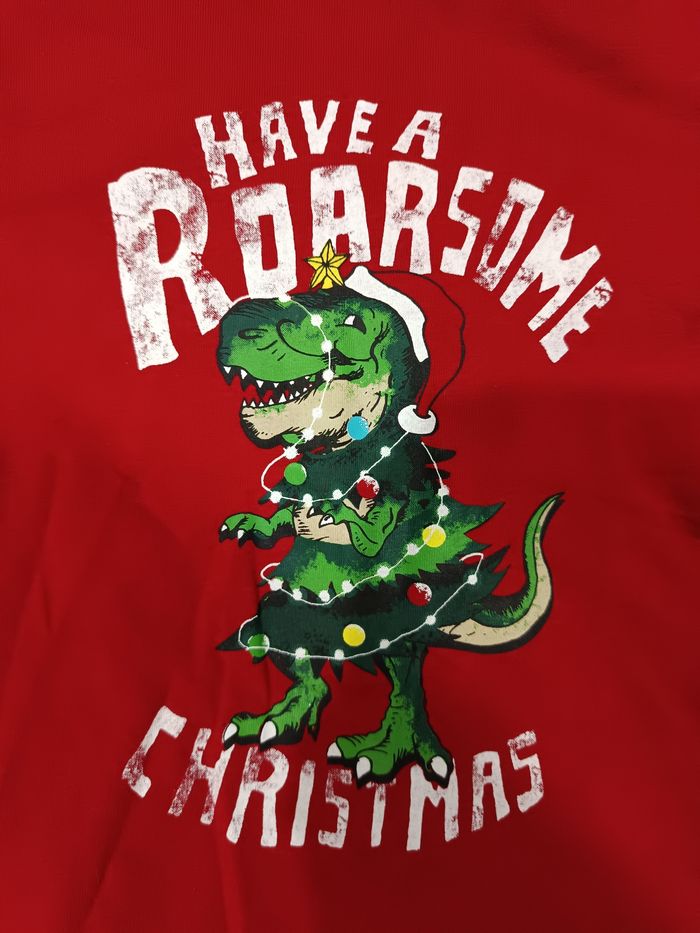 Pull de Noël Primark dinosaure 4/5ans 110cm - photo numéro 3