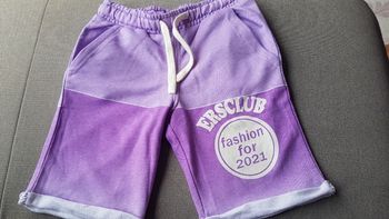 Short violet fille 5/6 ans
