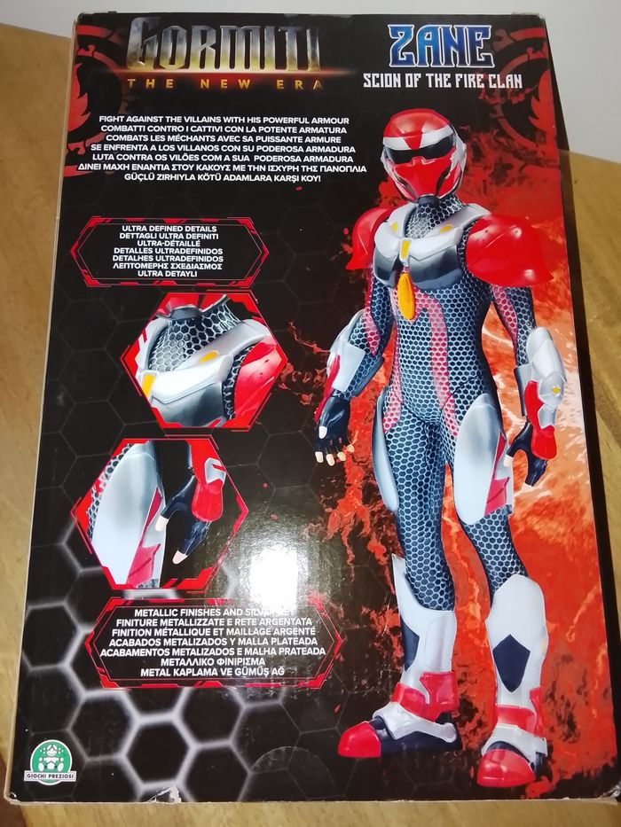 gormiti - figurine articulée de 27 cm scion avec armure