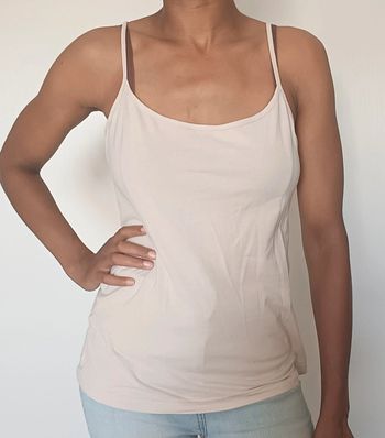 Débardeur beige T. 2